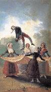 Francisco Goya Straw Mannequin oil